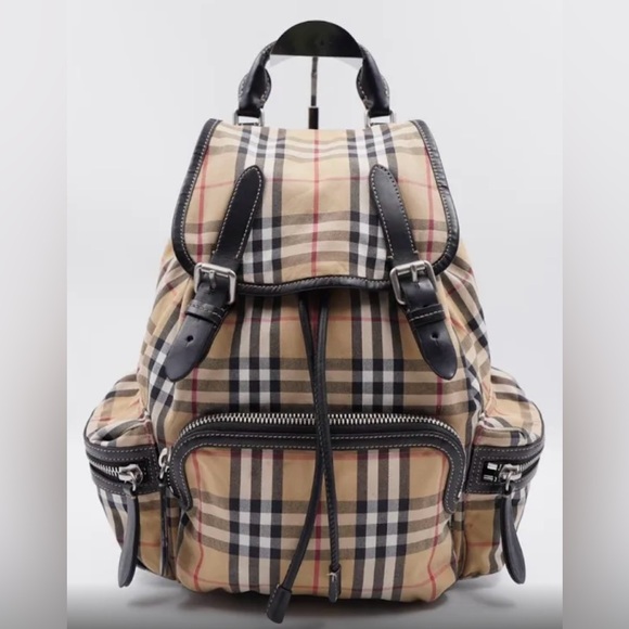 100% Authentic BURBERRY Vintage Check Backpack - UNISEX - Free Shipping - Picture 14 of 14